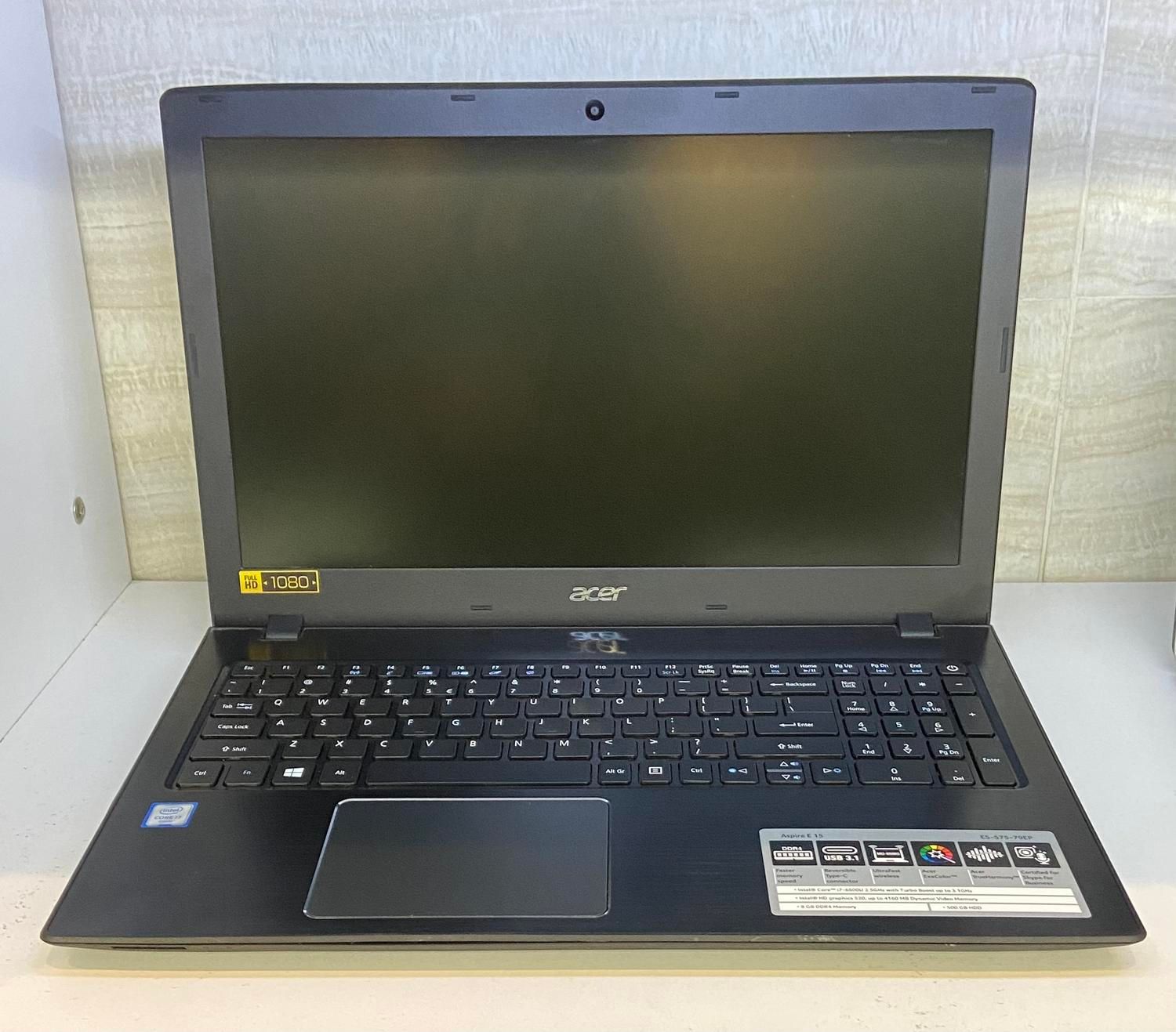 لپ تاپ Acer Aspire E5-575 i7/8/256 نسل ششم|رایانه همراه|مبارکه, |دیوار