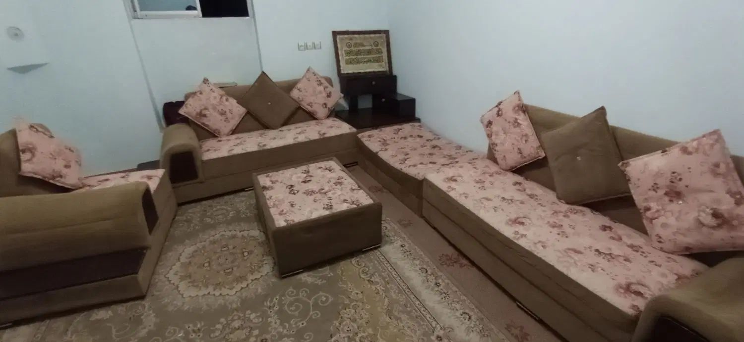 مبل ال مانند9نفره بخاطرجابه جایی مکان فروخته میشه|مبلمان خانگی و میز عسلی|خواف, |دیوار