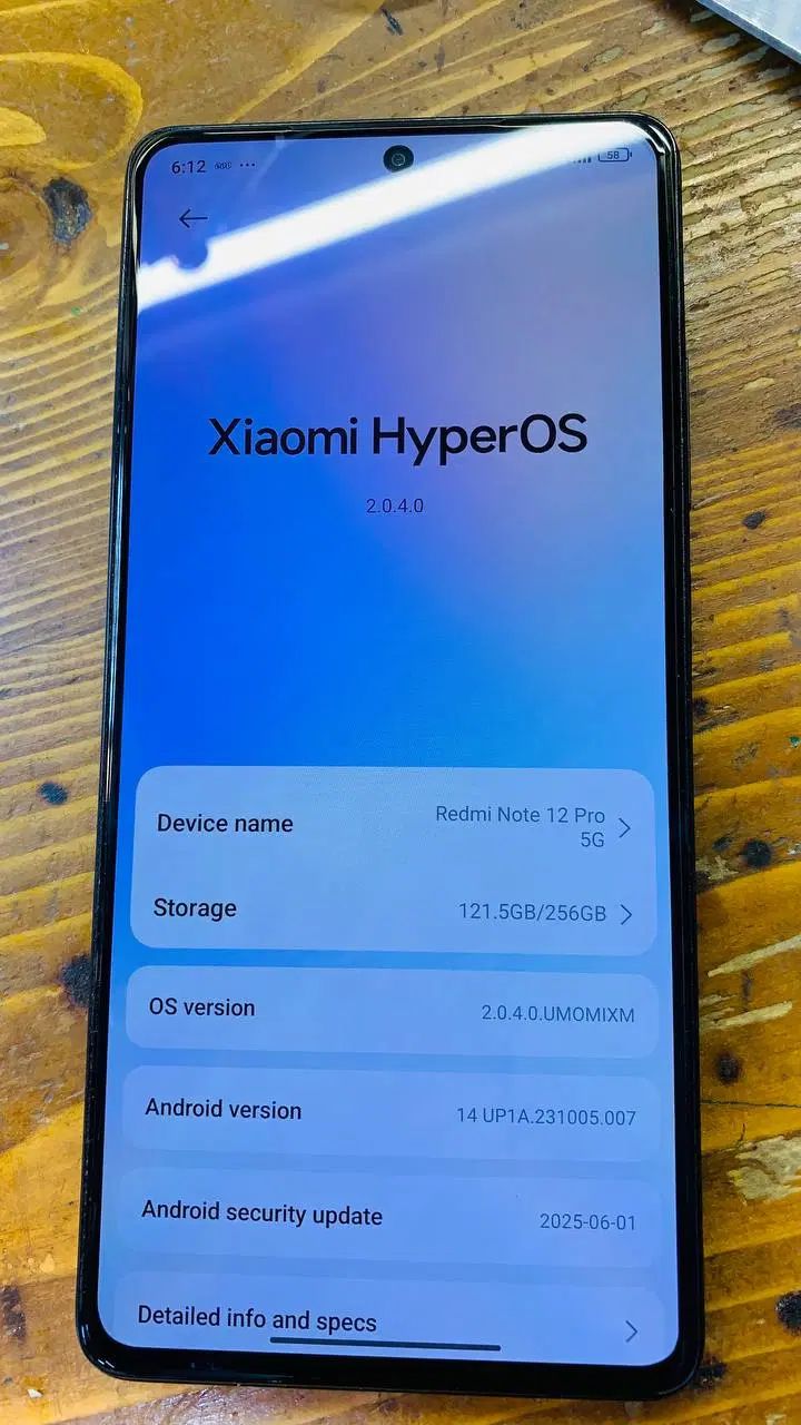 شیائومی نوت 12 پرو 5g 256/8|موبایل|تهران, نظام‌آباد|دیوار