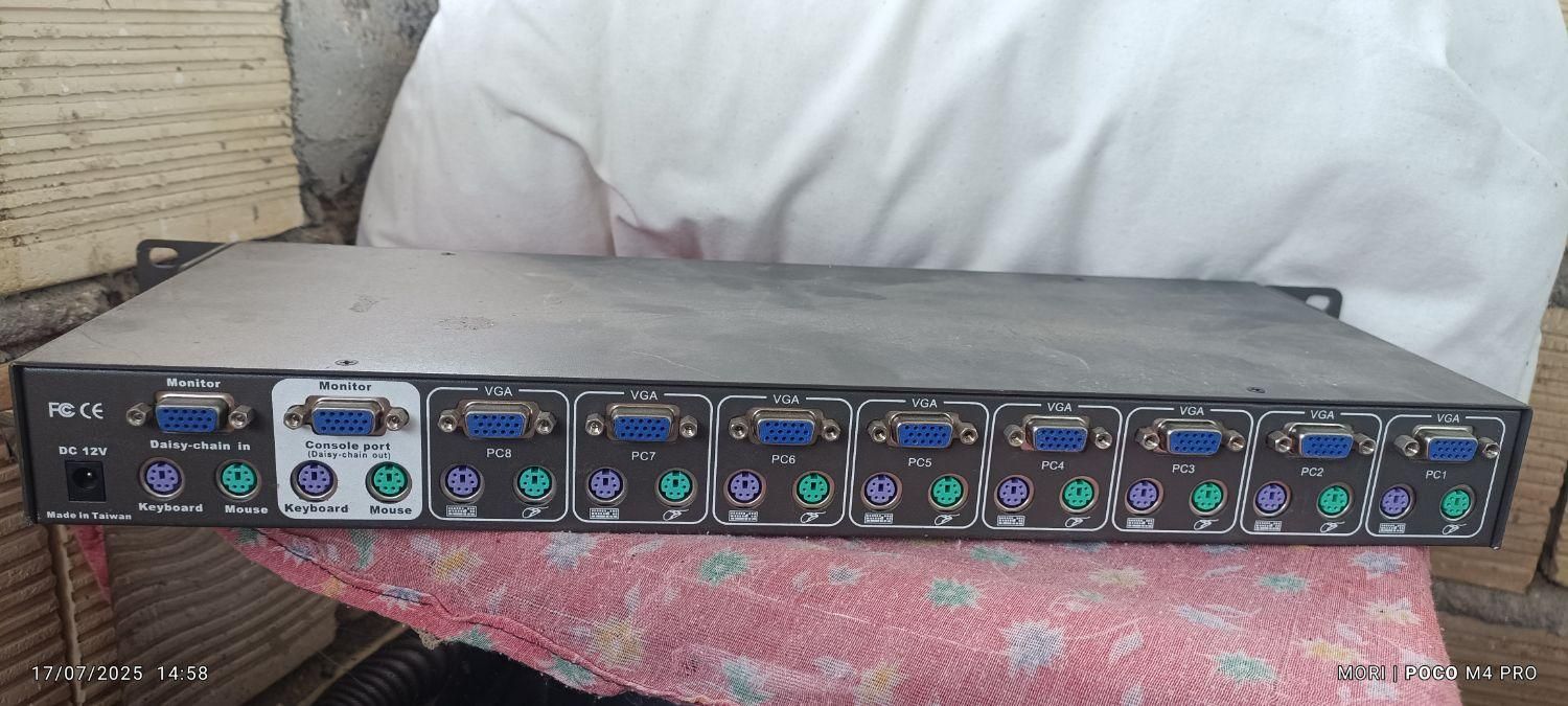 سوییچ شبکه و kvm سوییچ 8 پورت|مودم و تجهیزات شبکه|اسالم, |دیوار
