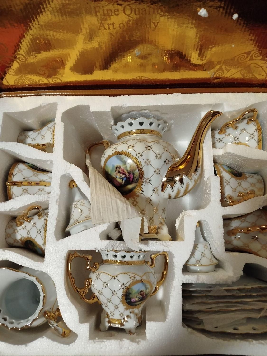 سرویس چایخوری کاملا نو|ظروف سرو و پذیرایی|همدان, |دیوار