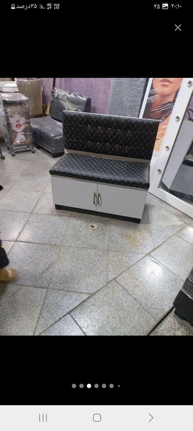 پاف ۲نفره. پدیکور. مبل رستورانی|صندلی و نیمکت|کرج, شهرک نهال و بذر|دیوار