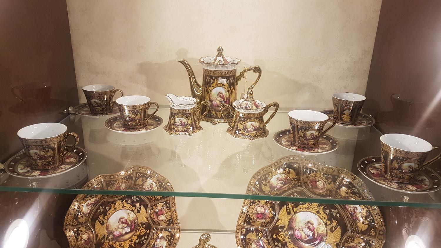 سرویس چایخوری عصرانه خوری وارداتی لمونژ قسطی|صنایع دستی و سایر لوازم تزئینی|مشهد, کوشش|دیوار