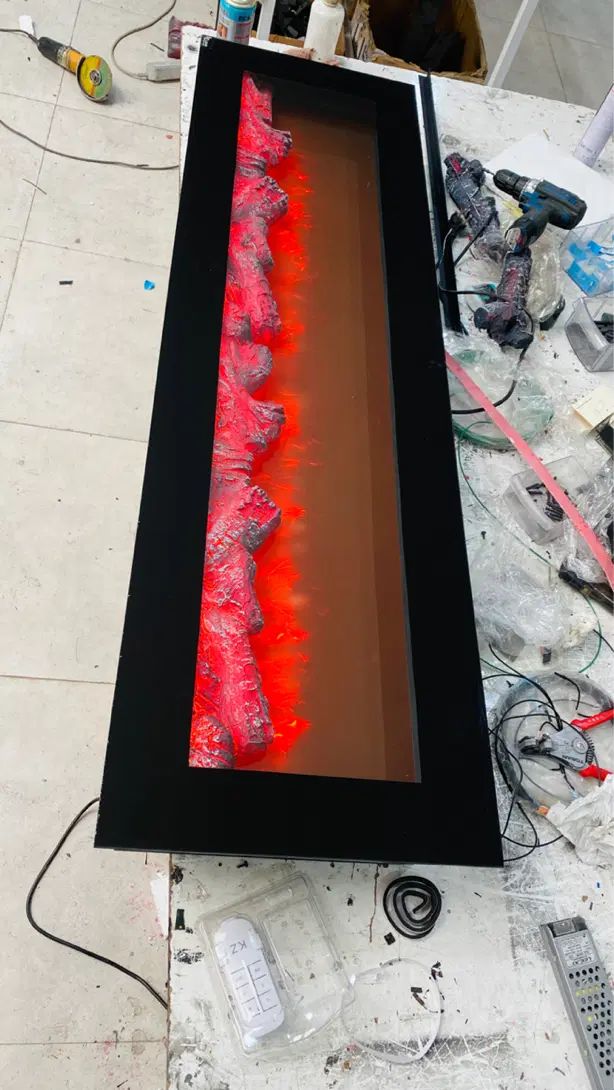 شومینه برقی برای زیرتلوزیون مدل es243|بخاری، هیتر، شومینه|گنبد کاووس, |دیوار