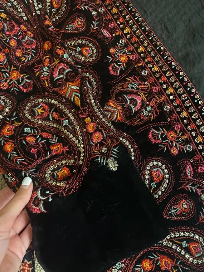 کت مجلسی سوزندوزی زنانه|لباس|رشت, گلسار|دیوار