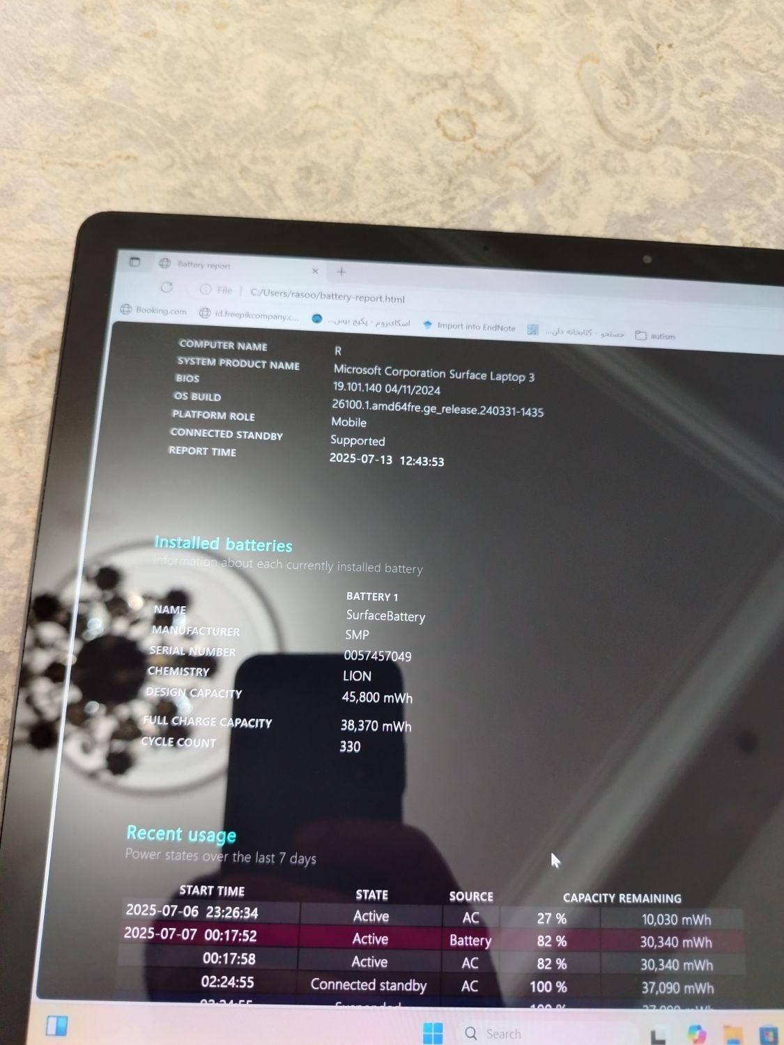 surface laptop 3 E سرفیس لپتاپ ۳ فول|رایانه همراه|کرج, جهان‌شهر|دیوار