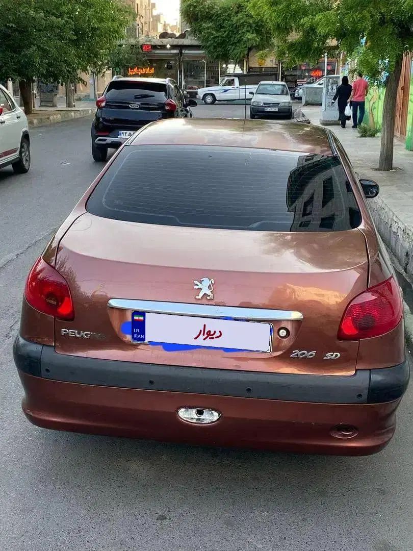 پژو 206 sd|خودرو سواری و وانت|تهران, آبشار تهران (دریاچه)|دیوار