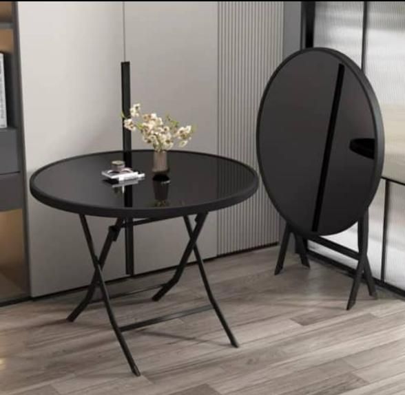 میز شیشه ای تاشو سکوریت پلاستیکی صندلی|میز و صندلی غذاخوری|تهران, خرمشهر|دیوار