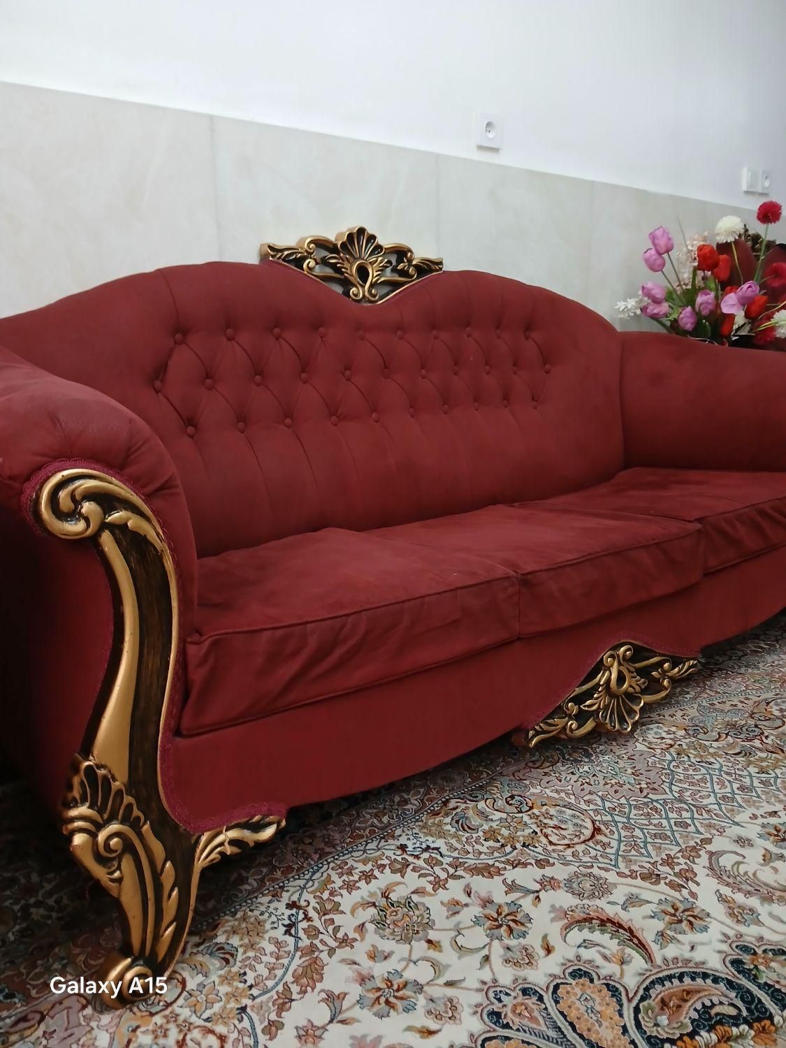 مبل هفت نفره با میز عسلی|حراج|تهران, فلاح|دیوار
