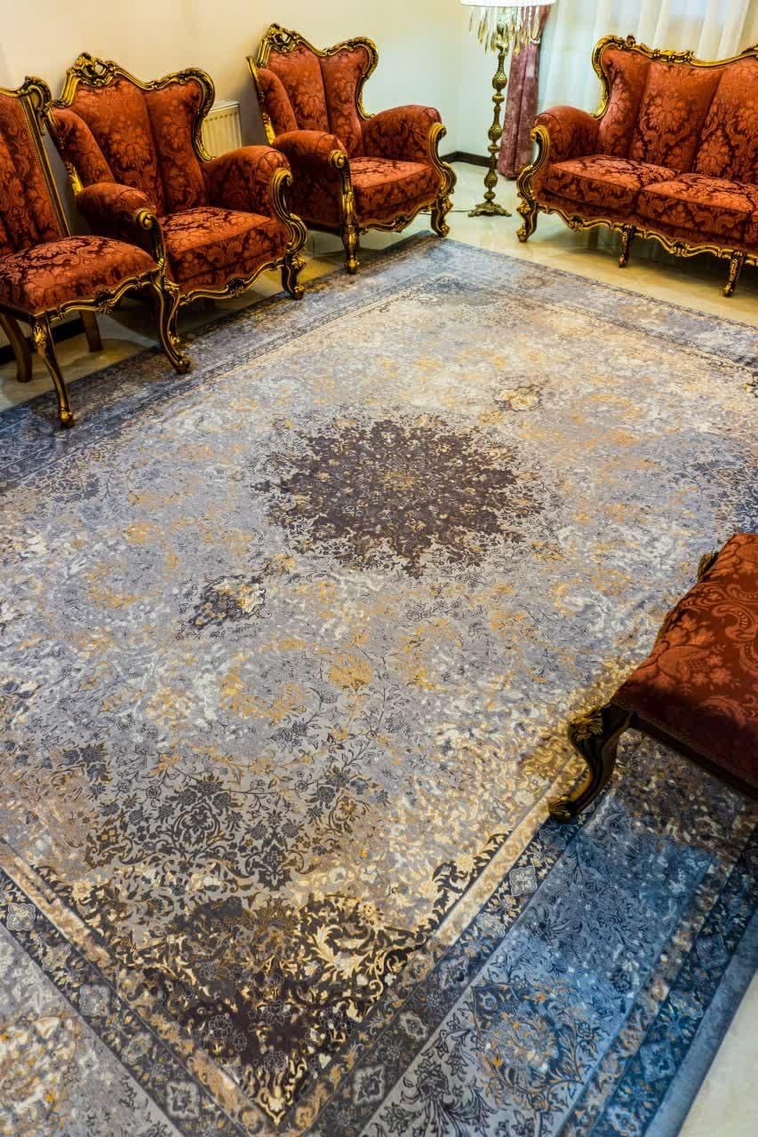 روفرشی کشدار مهباف کد ۷۹۵ وینتیج زمینه طوسی|روفرشی|تهران, شهرک ولیعصر جنوبی|دیوار