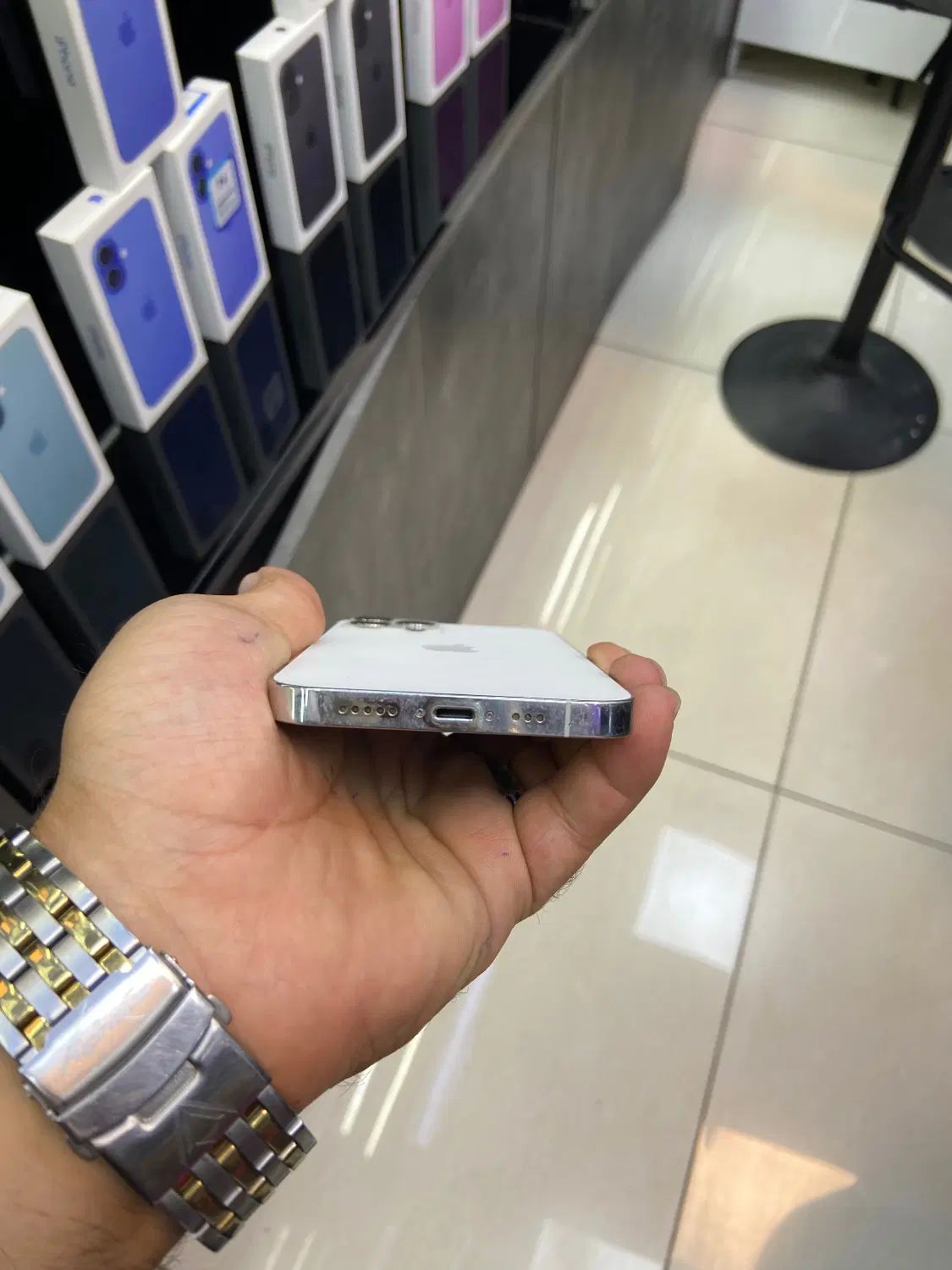 اپل iPhone ایفون ۱۲ پرو سفید باطری۷۹بدون پیش اقساط|موبایل|اصفهان, احمدآباد|دیوار