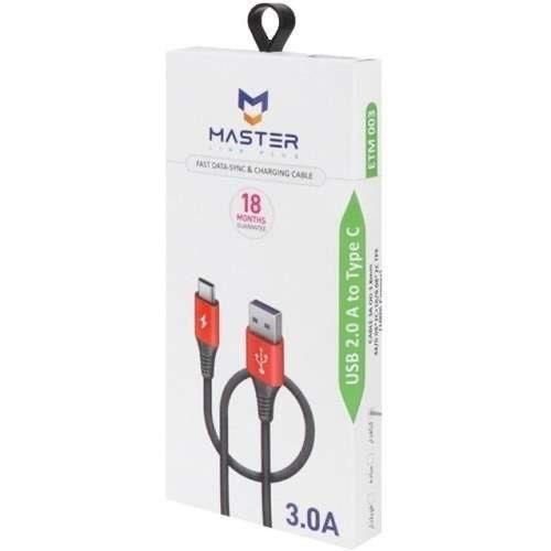 کابل شارژ USB به Type-C برند MASTER|لوازم جانبی موبایل و تبلت|تهران, توحید|دیوار