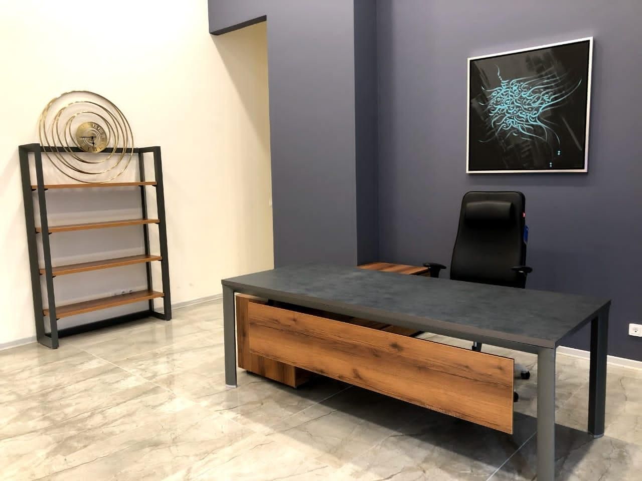 پایه میز فلزی مدرن با طراحی سفارشی|دفتر کار|اصفهان, آبشار|دیوار