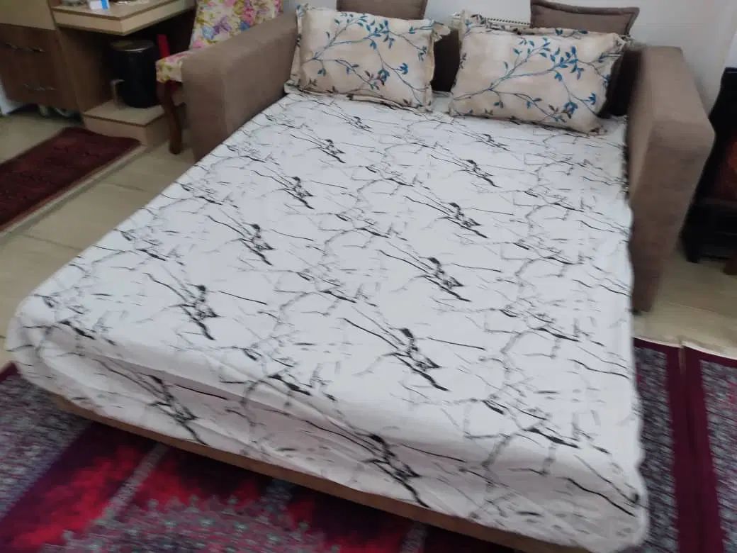 مبل ۲نفره تخت خواب شو|مبلمان خانگی و میز عسلی|تهران, جی|دیوار
