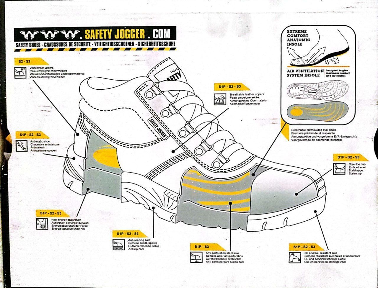 کفش ایمنی کار سیفتی جاگر اورجینال|کیف، کفش، کمربند|تهران, جمهوری|دیوار