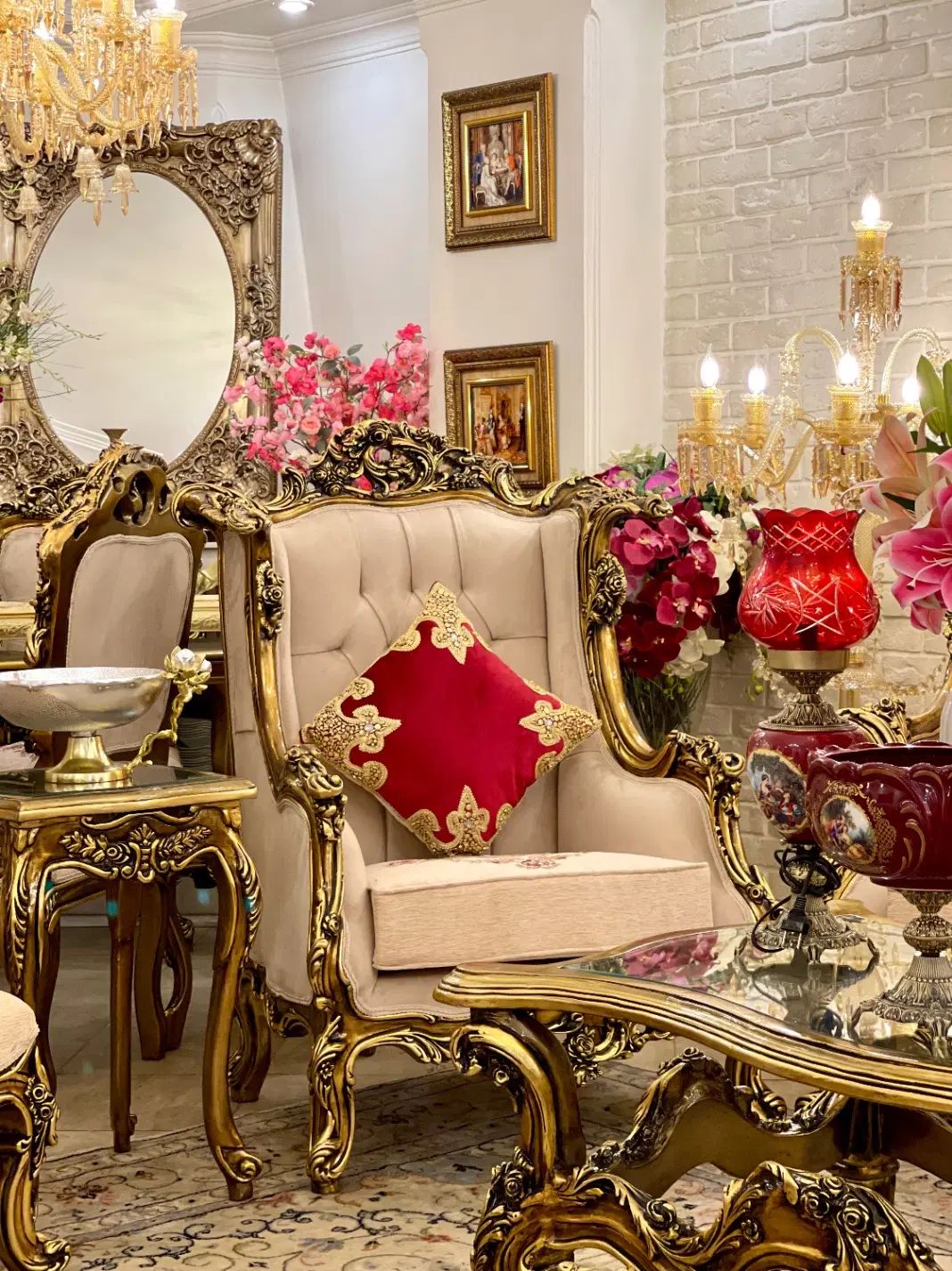 مبلمان و نهار خوری مبل استیل سلطنتی شاه نشین ( نو|مبلمان خانگی و میز عسلی|تهران, اقدسیه|دیوار