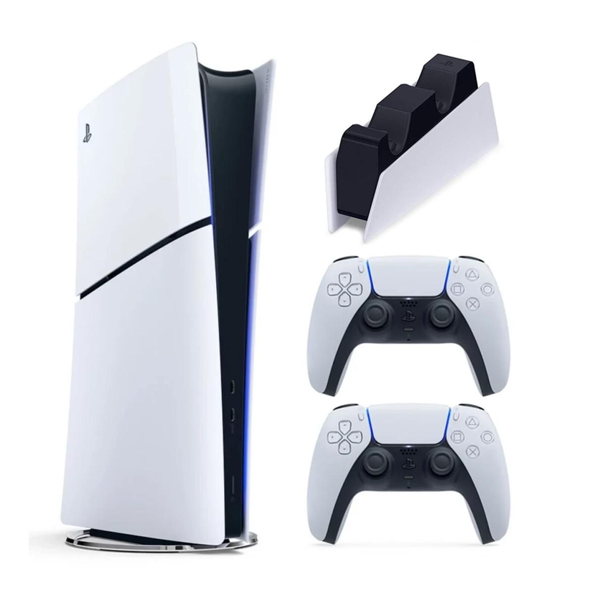 ps5 دیسک خور دو دسته|کنسول، بازی ویدئویی و آنلاین|دوگنبدان, |دیوار