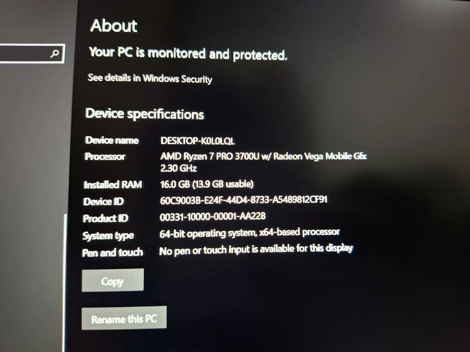 لنوو T495s Ryzen 7|رایانه همراه|تهران, خاوران|دیوار