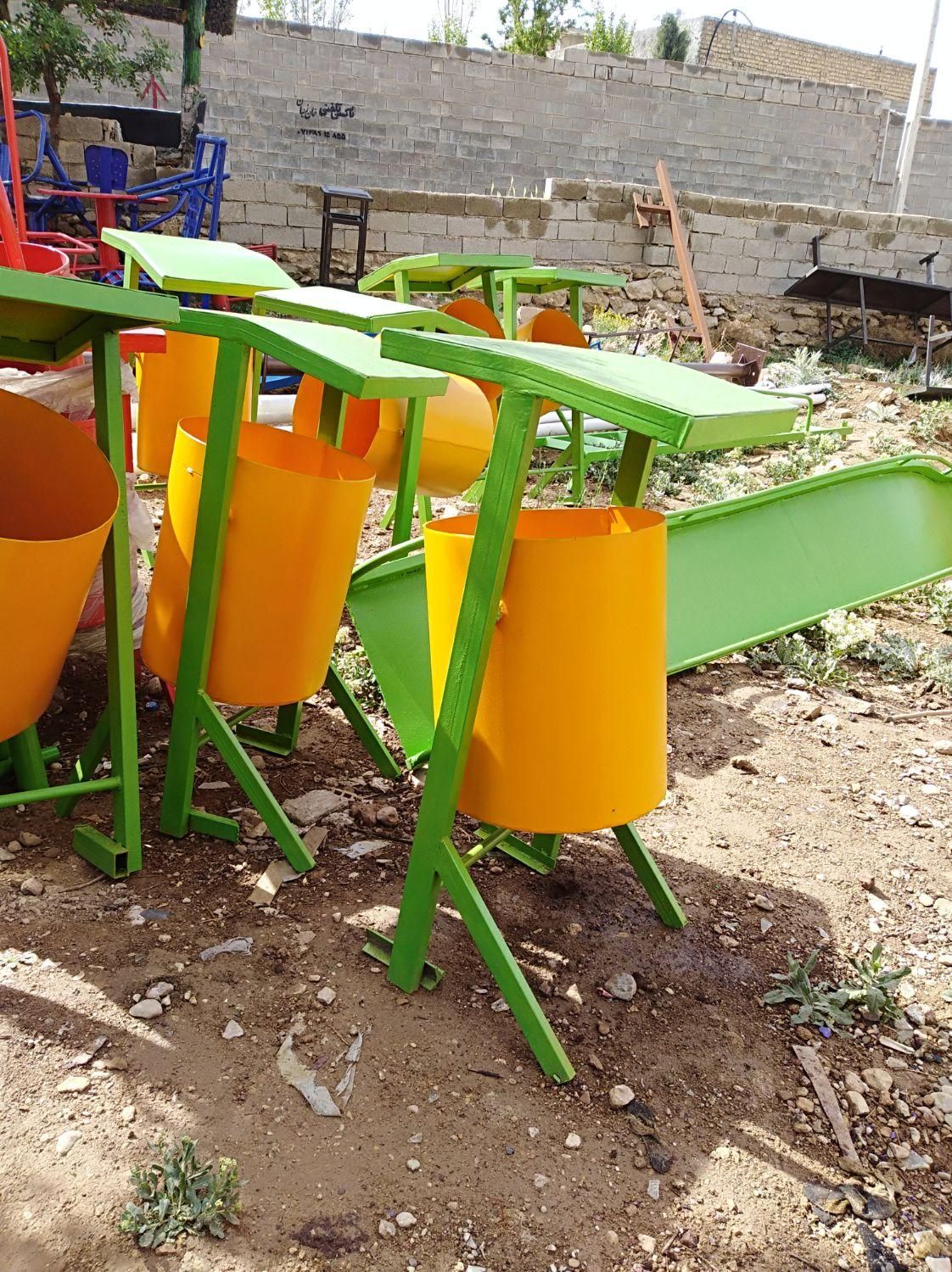 گاری گالوانیزه کد۲سطل گالوانیزه مکانیزه کد۲زباله|مصالح و تجهیزات ساختمان|شیراز, شهرک امیر کبیر|دیوار