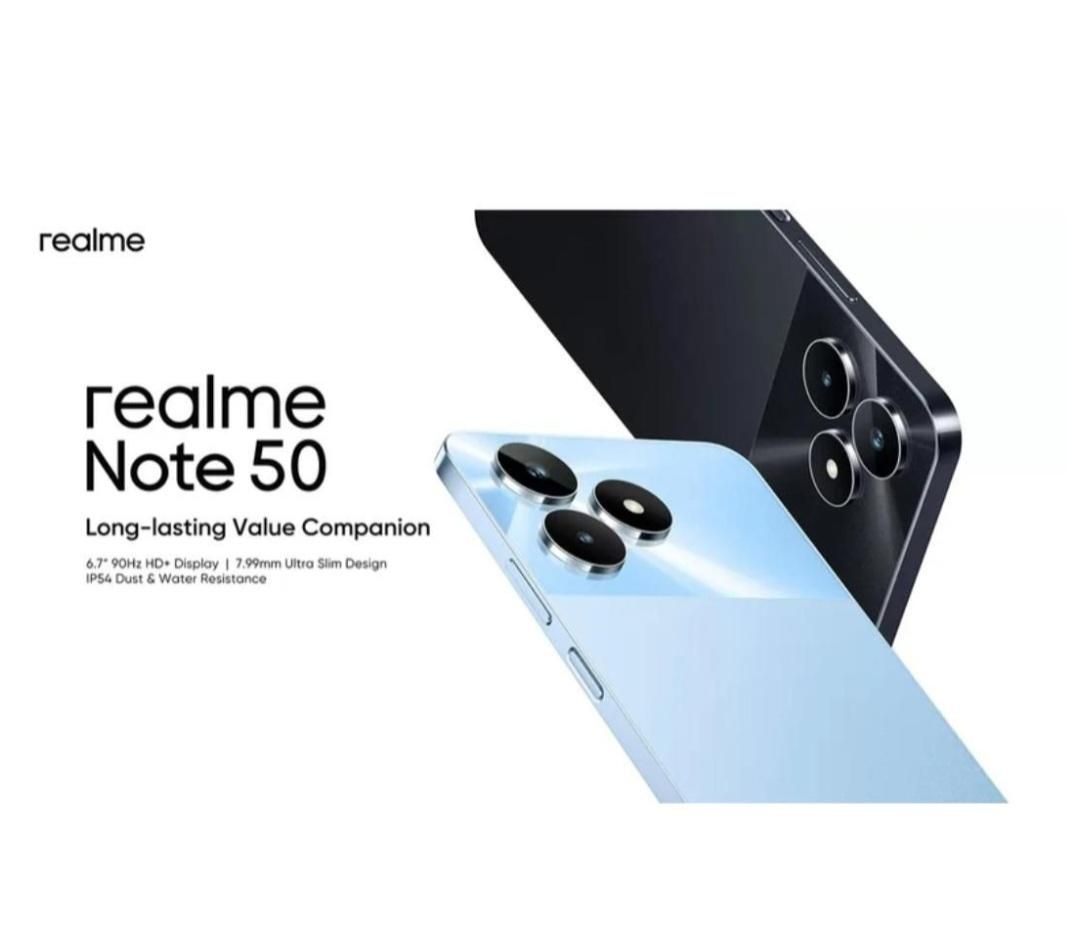 ریلمی Note50حافظه ۲۵۶ گیگ رم ۴(پلمپ)بدون پیش|موبایل|اصفهان, ملک‌شهر|دیوار