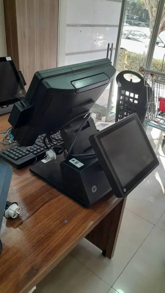 سیستم حسابداری دو مانیتوره hp/صندوق رستورانی|کافی‌شاپ و رستوران|کرمانشاه, |دیوار