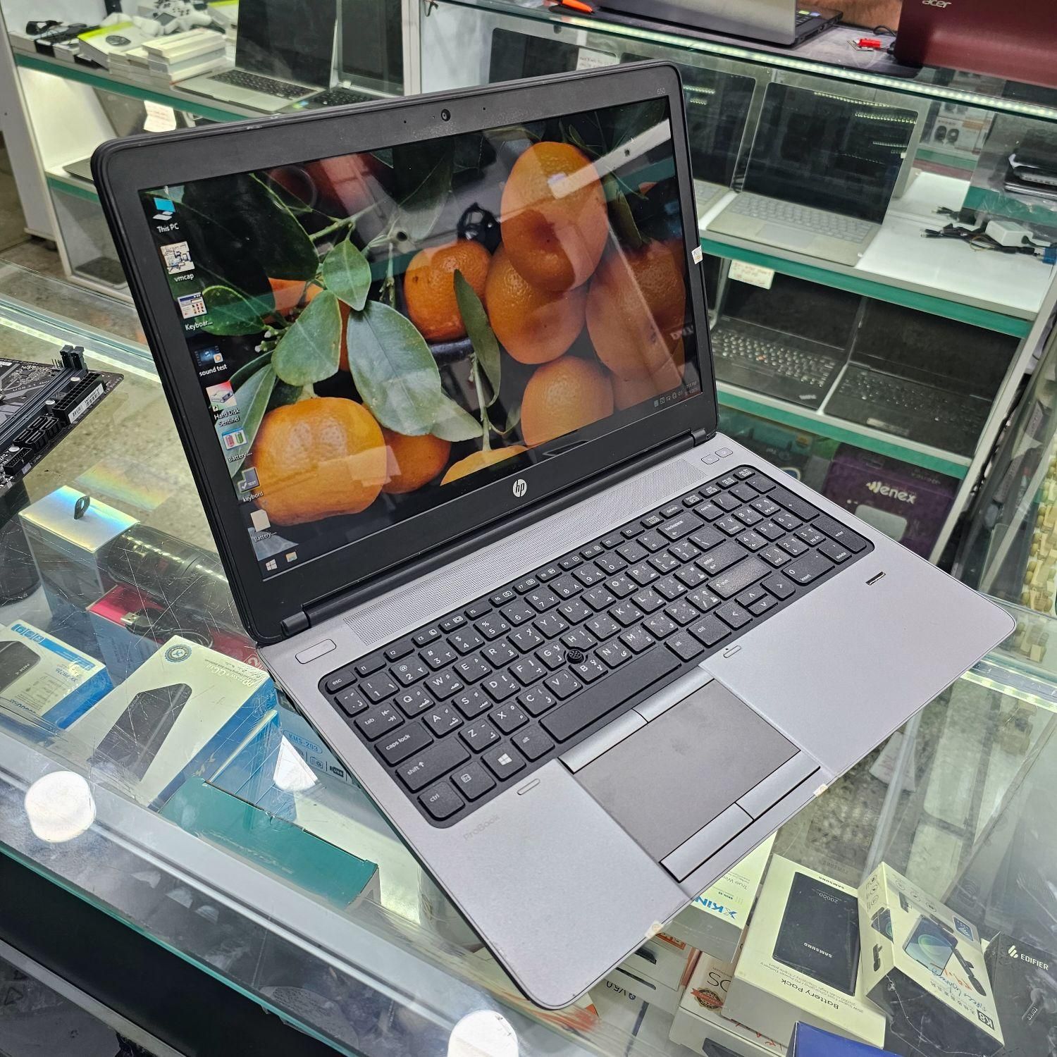 لپتاپ در حد آکبند HP 650 G1  رم ۱۶ هارد SSD|رایانه همراه|یاسوج, |دیوار