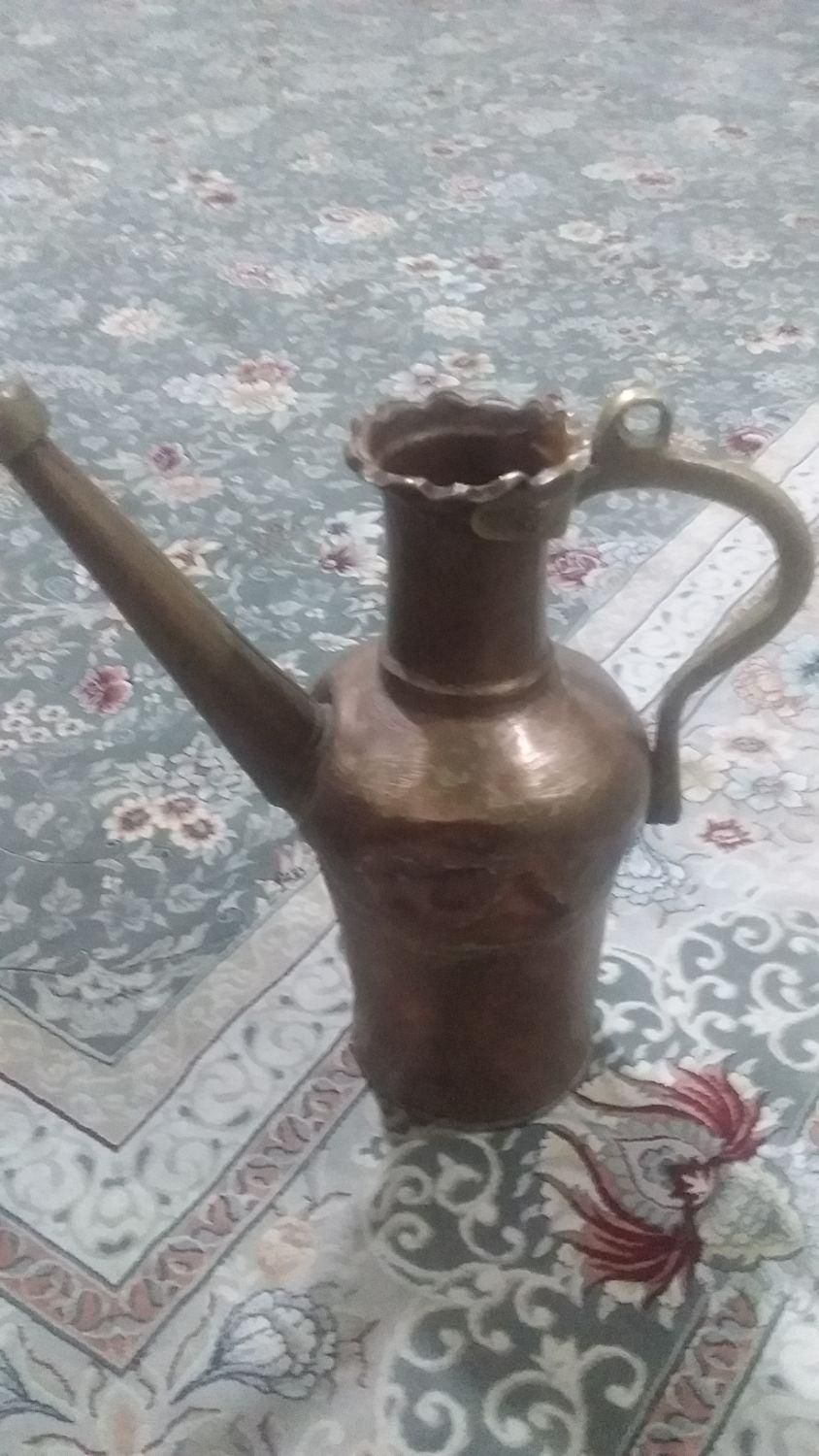 کتری وآفتابه دست ساز قدیمه قدیمی|کلکسیون اشیاء عتیقه|زنجان, |دیوار