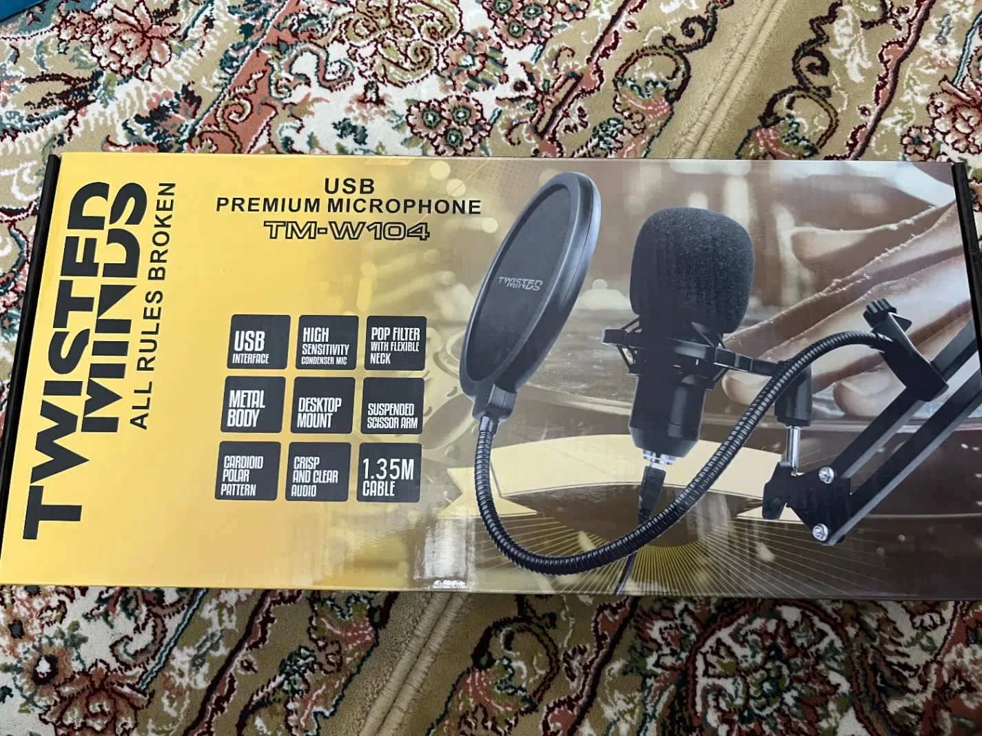 میکروفون گیمینگ مخصوص استریم تویستد مایندز TM-W104|قطعات و لوازم جانبی رایانه|تهران, امیر بهادر|دیوار
