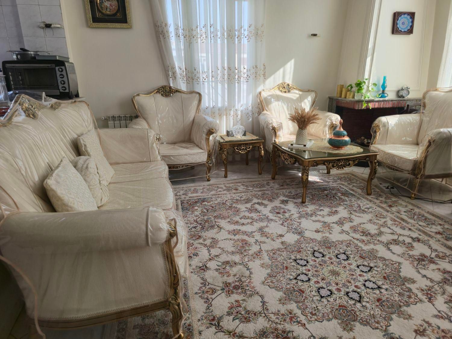 مبلمان۹نفره سفارشی‌ساز درحدنو مناسب جهیزیه|مبلمان خانگی و میز عسلی|تهران, نیروی هوایی (پیروزی)|دیوار