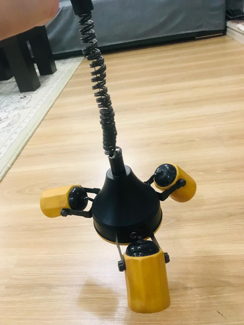 چراغ سقفی اویز دار سه شاخه و دوشاخه|لوستر و چراغ آویز|مرند, |دیوار