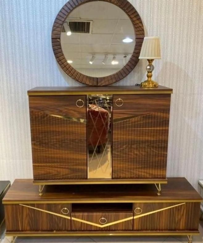 کنسول و آینه دو درب/اقساطی|بوفه، ویترین، کنسول|کرمان, |دیوار