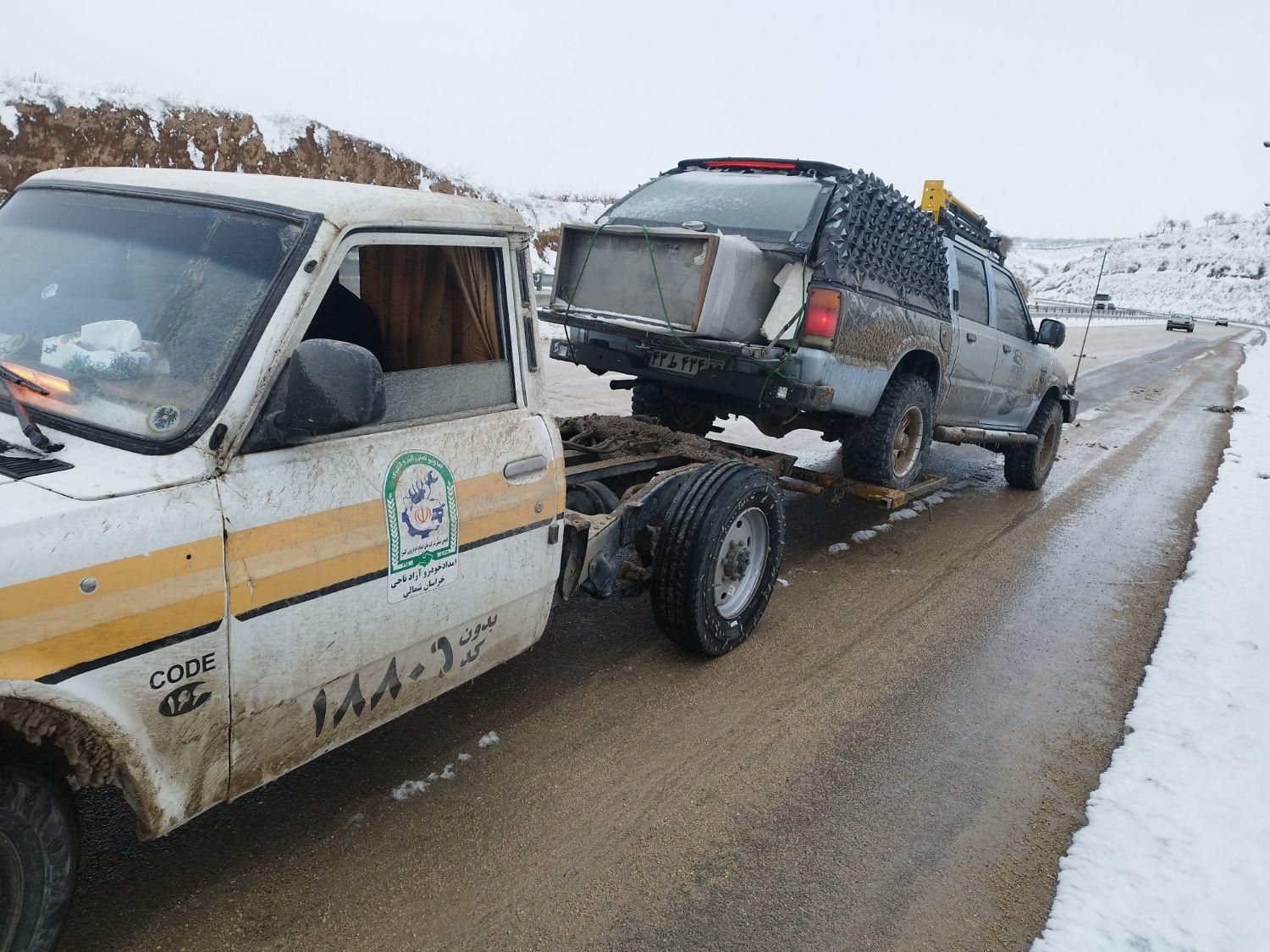 امداد خودرو یدک کش خودروبر آشخانه|خدمات حمل و نقل|آشخانه, |دیوار