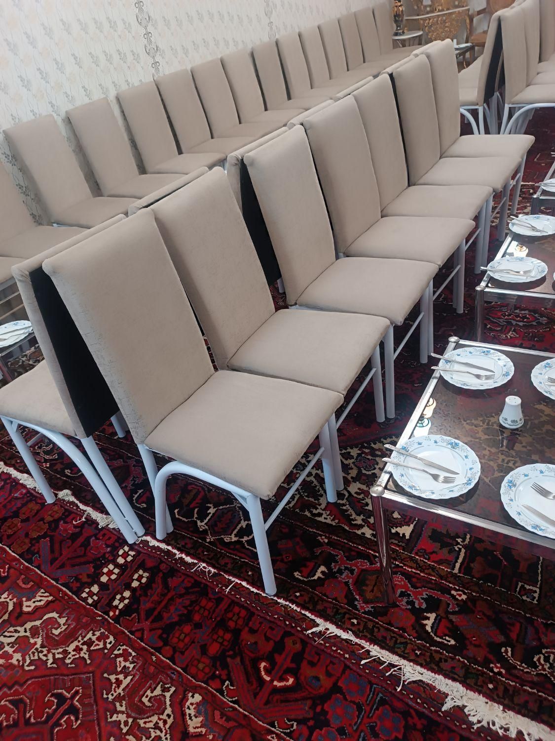 میز و صندلی فلزی تالاری|کافی‌شاپ و رستوران|تبریز, |دیوار