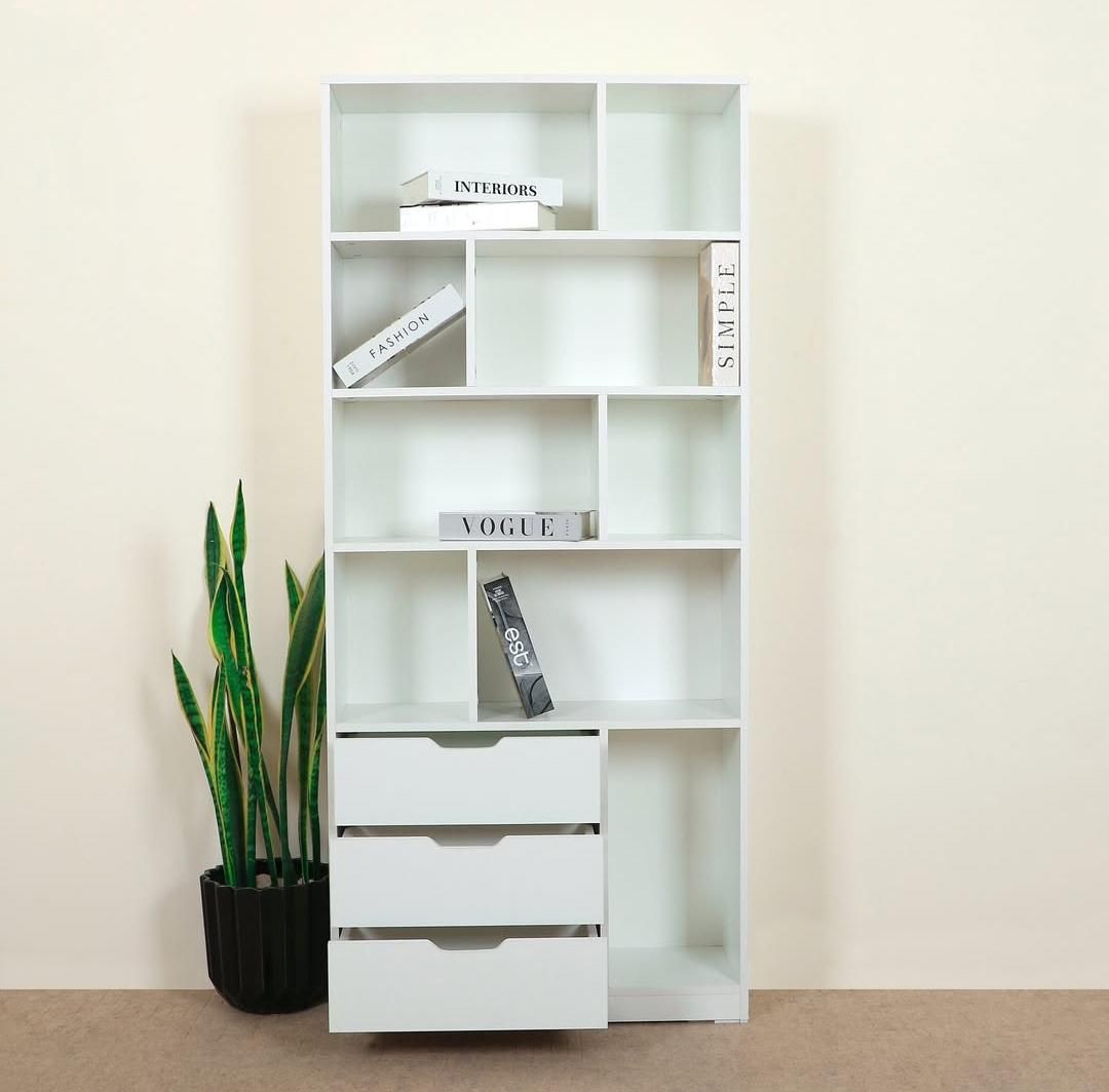 کتابخانه مدرن و شیک سه کشو|کتابخانه، شلف، قفسههای دیواری|تبریز, |دیوار