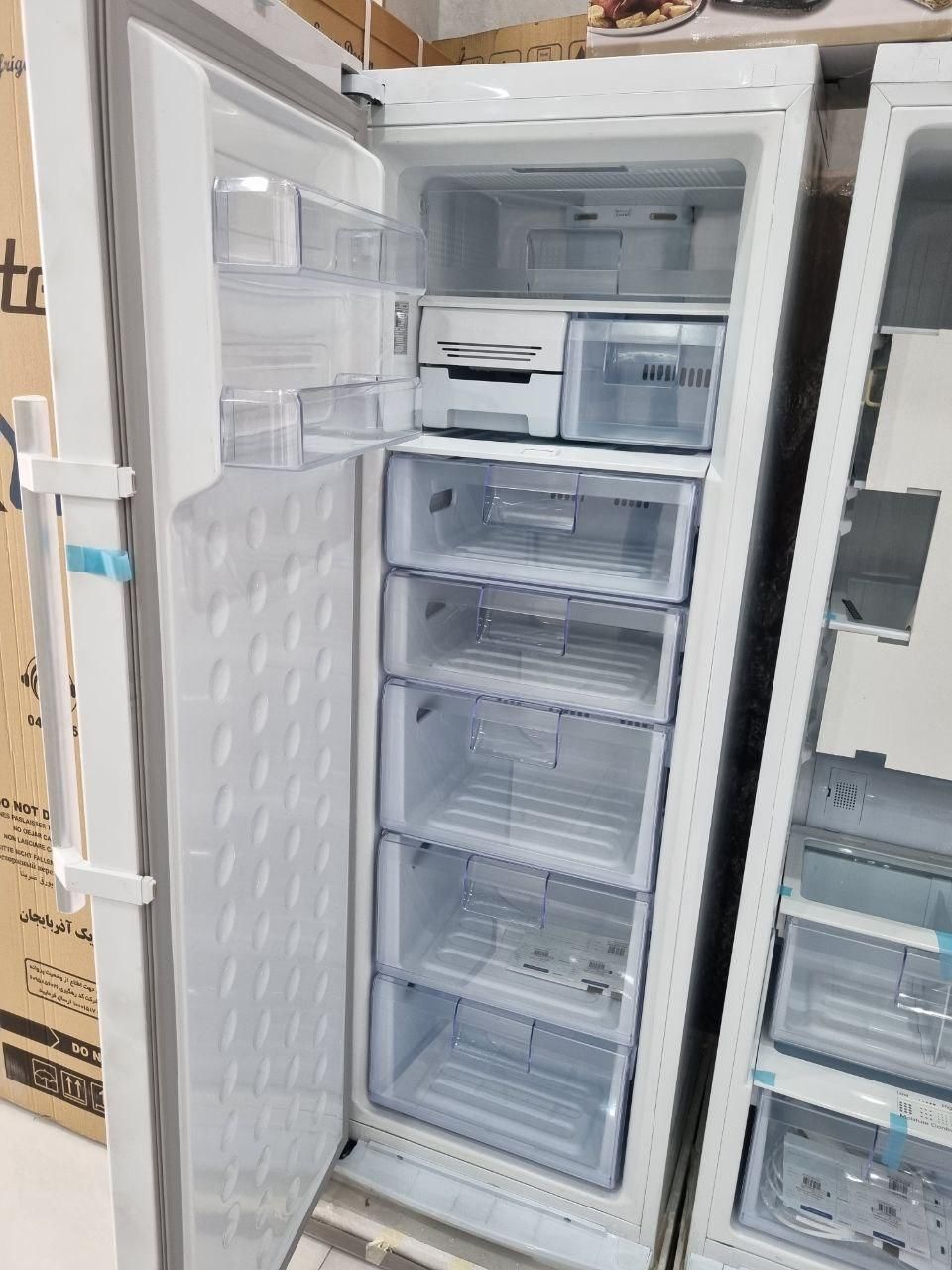 یخچال فریزر دوقلو‌ یخساران مدل مروارید یخساز|یخچال و فریزر|کرمانشاه, |دیوار