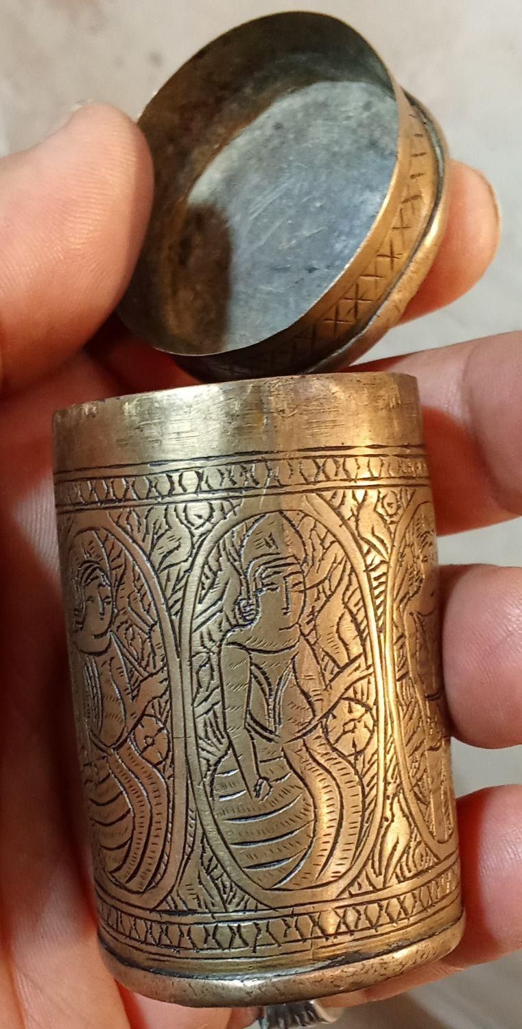 انفیه دان قاجاری|صنایع دستی و سایر لوازم تزئینی|قم, چهار مردان|دیوار