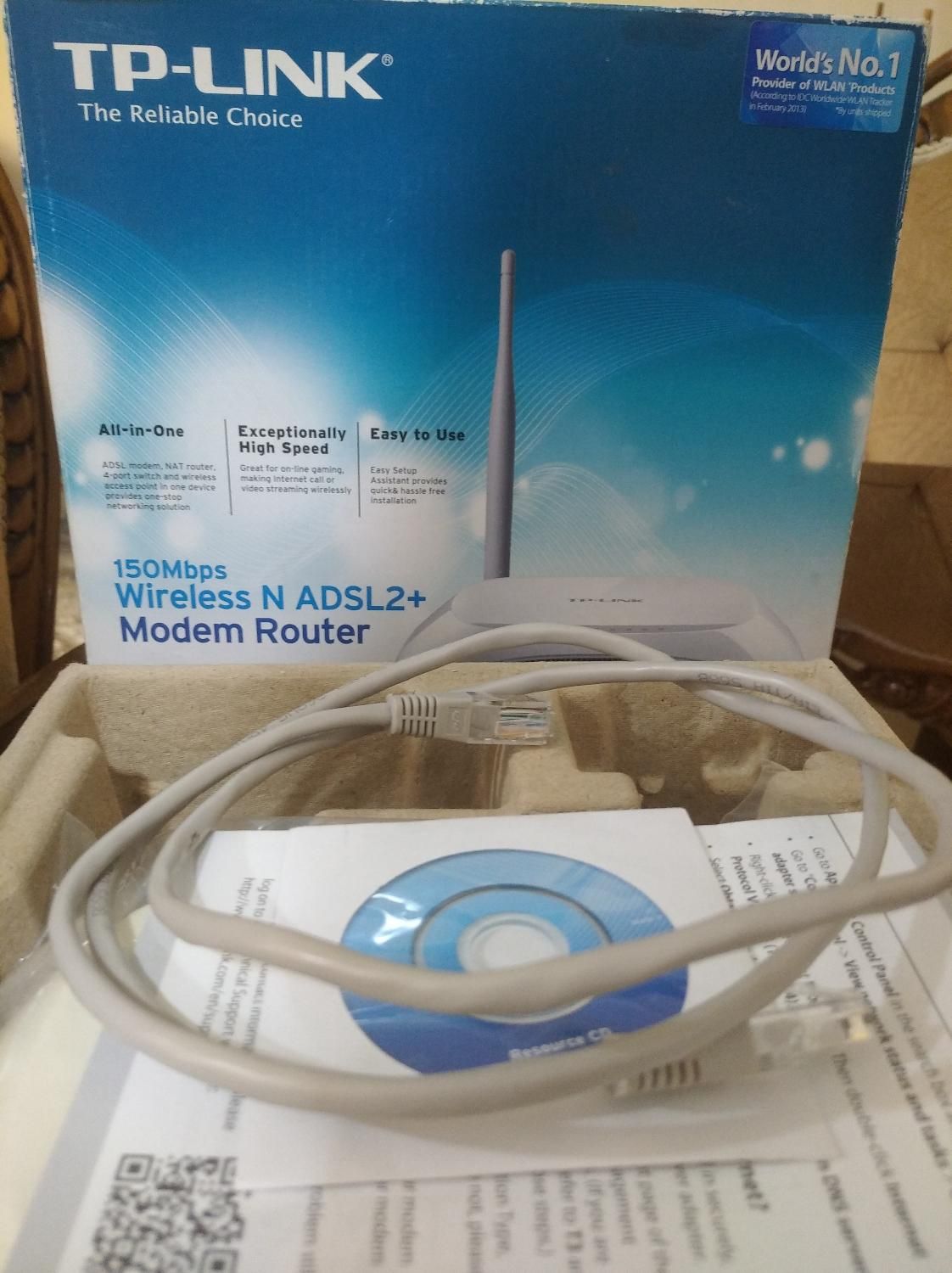 مودم ADSL+router|مودم و تجهیزات شبکه|تهران, پیروزی|دیوار