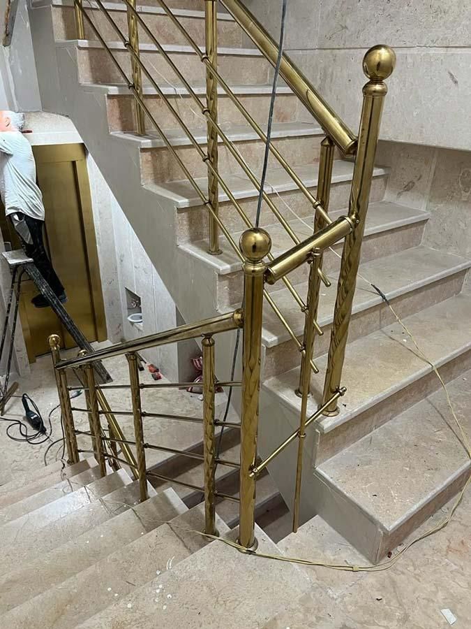 نرده استیل /نرده راه پله /حفاظ دور استخر/حفاظ تراس|مصالح و تجهیزات ساختمان|مشهد, طبرسی شمالی|دیوار