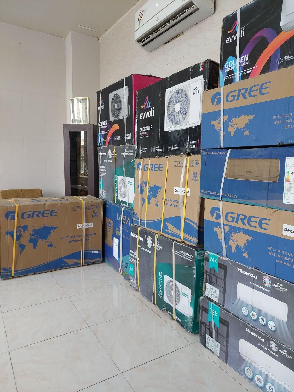 کولر گازی)اسپیلیت( گری ایوولی یونیوا|کولر گازی و فن‌کوئل|شیراز, زند|دیوار