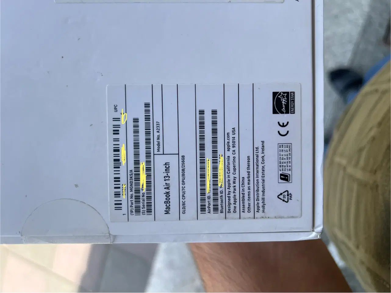 Macbook Air 2020 Gold|رایانه همراه|تهران, وردآورد|دیوار