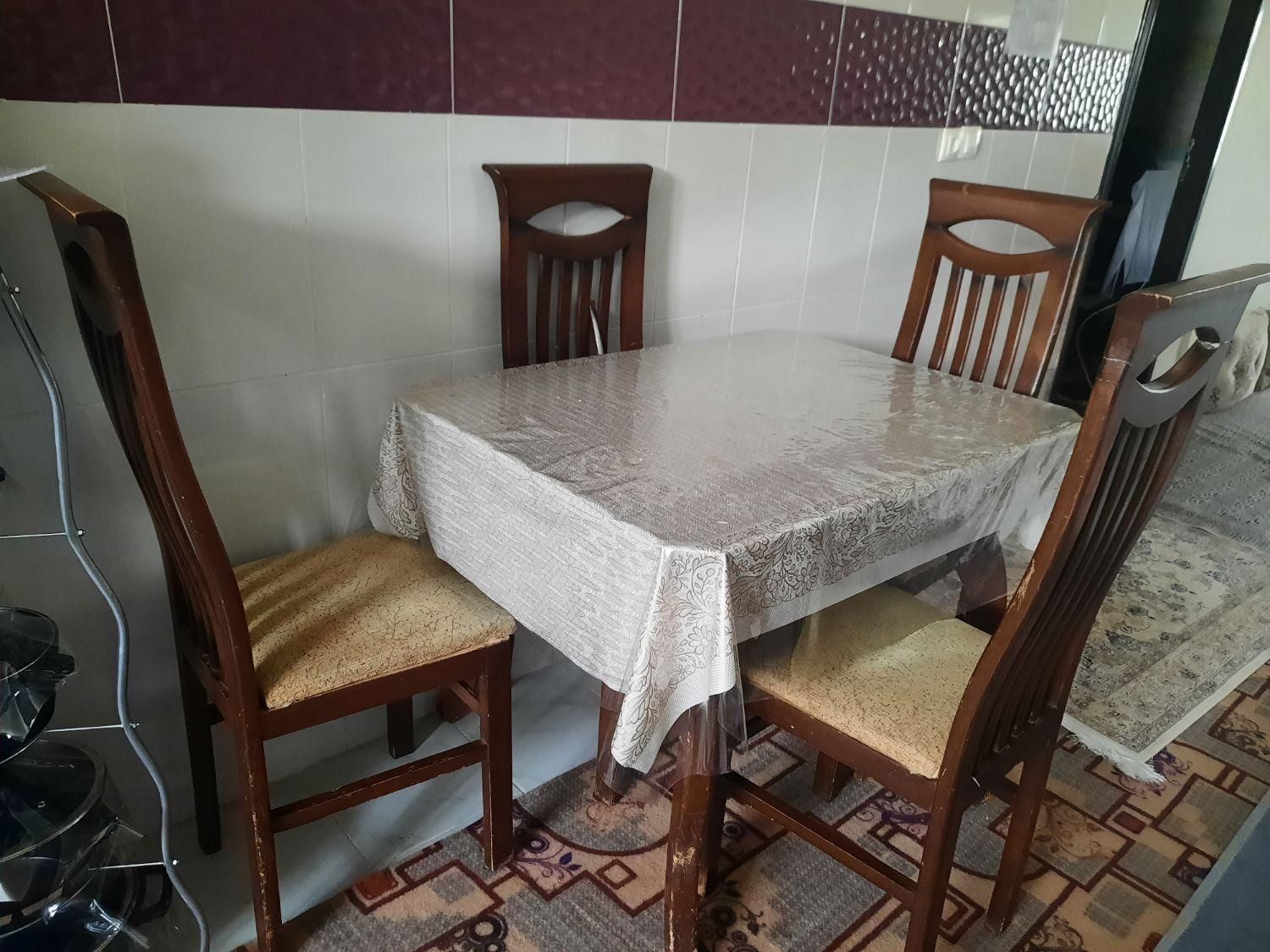 میز نهار خوری ۴ نفره|میز و صندلی غذاخوری|داراب, |دیوار