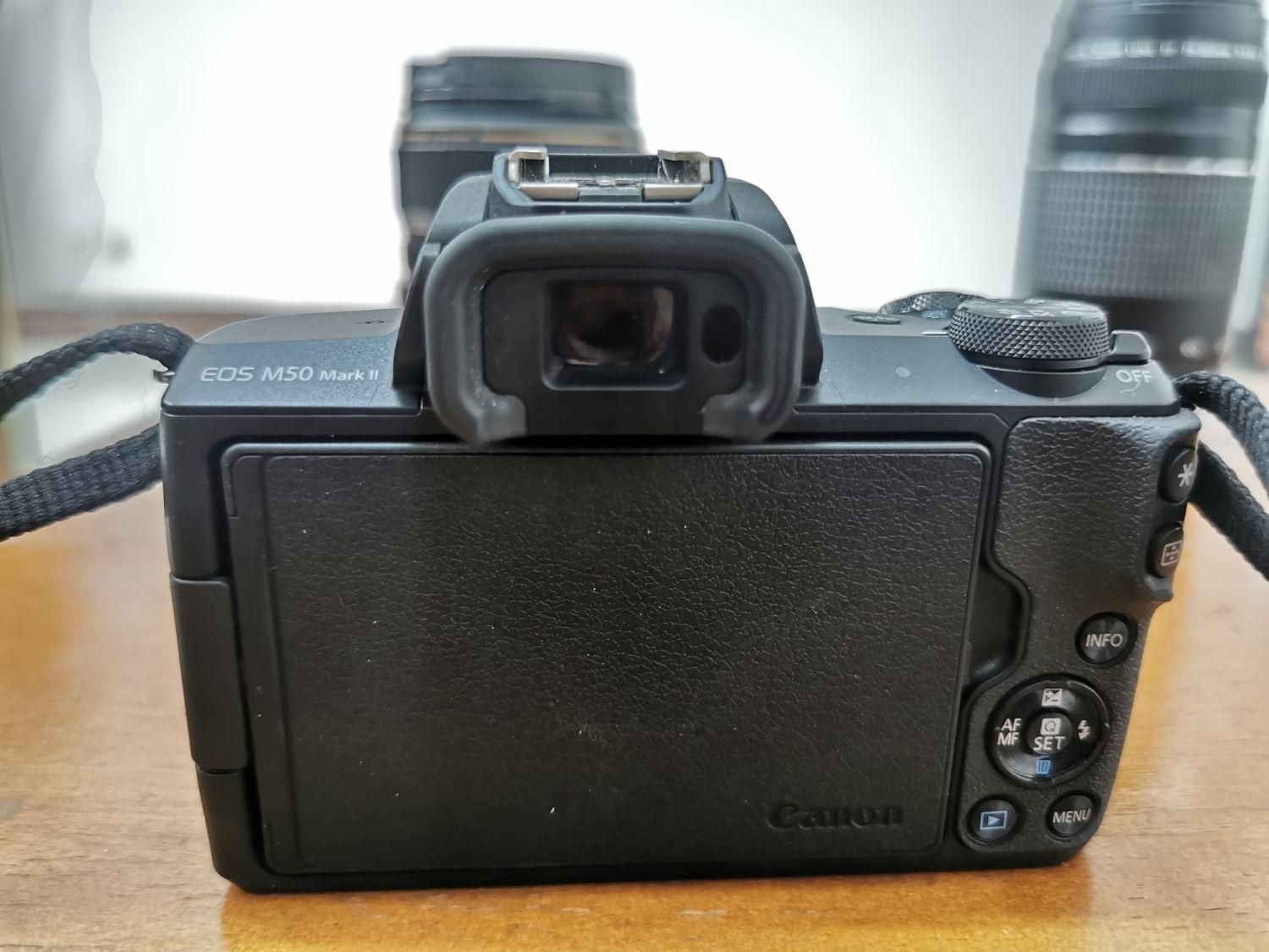 دوربین کنن M50 mark II همراه با ۳ لنز|دوربین عکاسی و فیلم‌برداری|شاهین‌شهر, مخابرات (شهید بهشتی)|دیوار