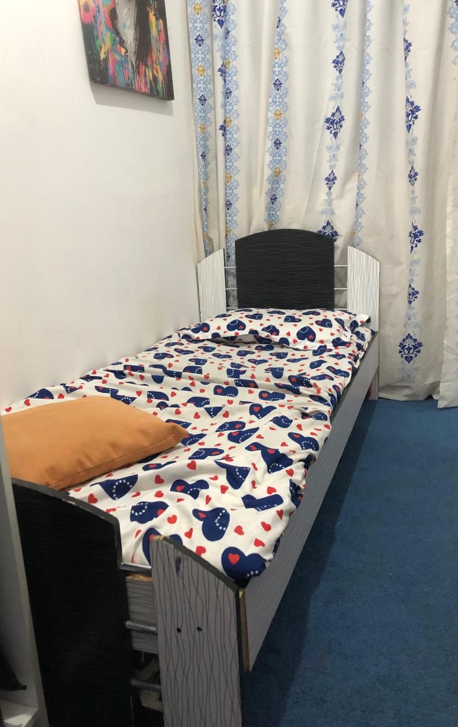 تخت کتابخانه کمد|تخت و سرویس خواب|مشهد, کشاورز|دیوار
