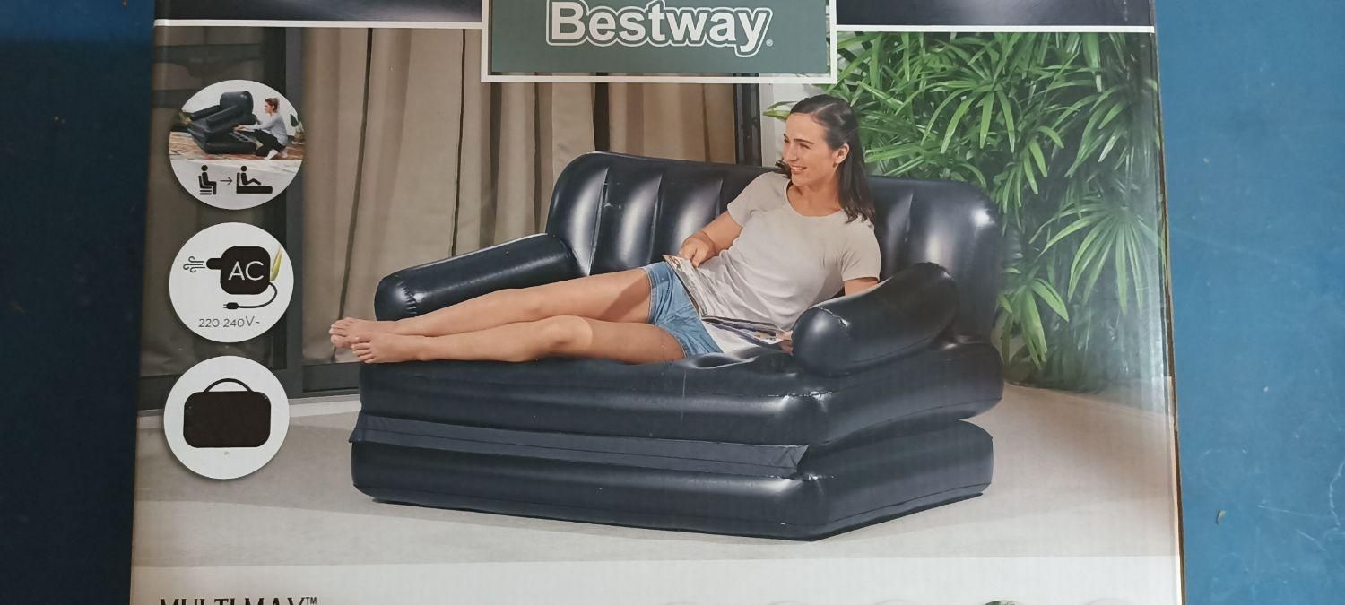 کاناپه تختخواب شو بادی دونفره اینتکس نو آکبند|مبلمان خانگی و میز عسلی|شیراز, مبعث|دیوار