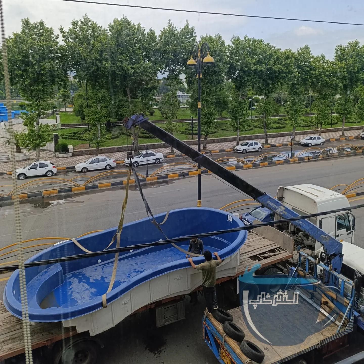 استخر پیش ساخته فایبرگلاس|مصالح و تجهیزات ساختمان|لاهیجان, خمیر کلایه|دیوار