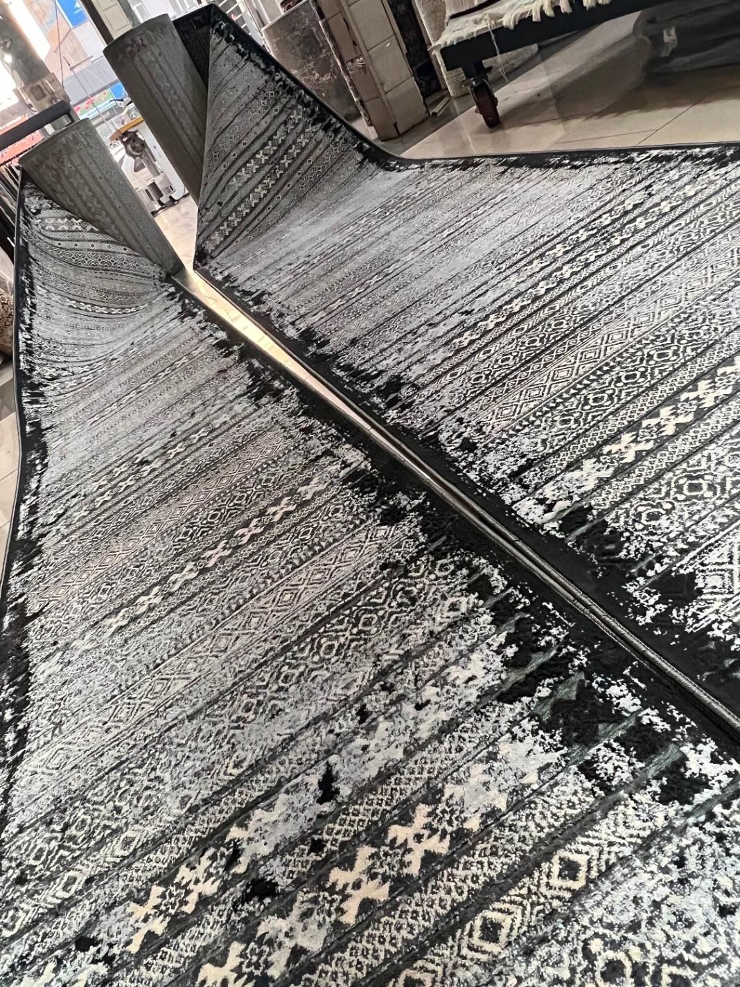 فرش کناره ابریشمی طرح مراکشی|فرش|کرج, حصارک بالا|دیوار