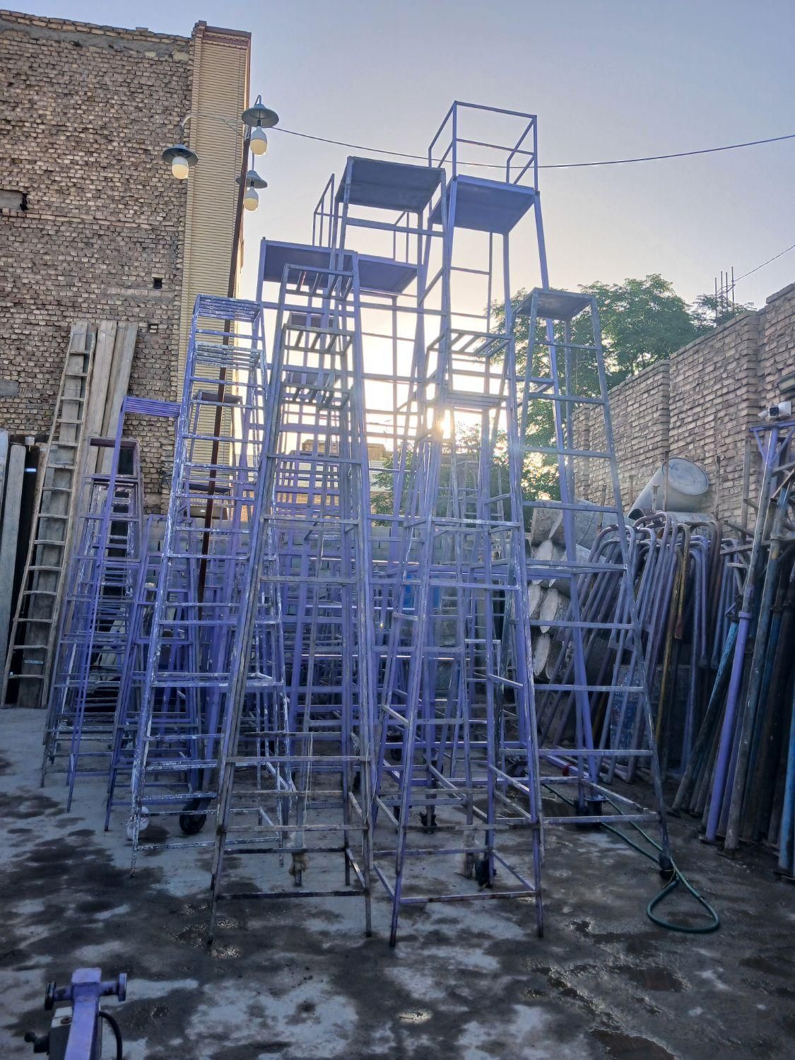 بالابر خاموت زن سیمان پاش چهارپایه فرغون بیل|مصالح و تجهیزات ساختمان|یزد, |دیوار