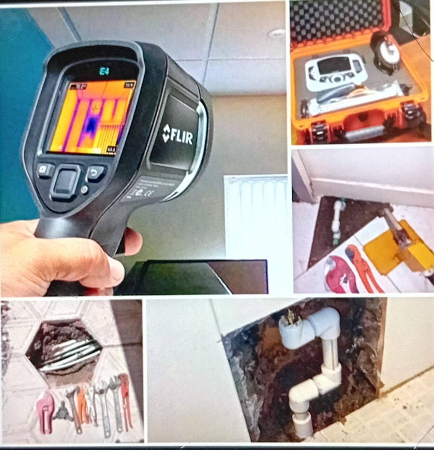 نشت یابی نمیابی آب رفع بدون کندن لوله بازکنی تضمین|خدمات پیشه و مهارت|قزوین, |دیوار