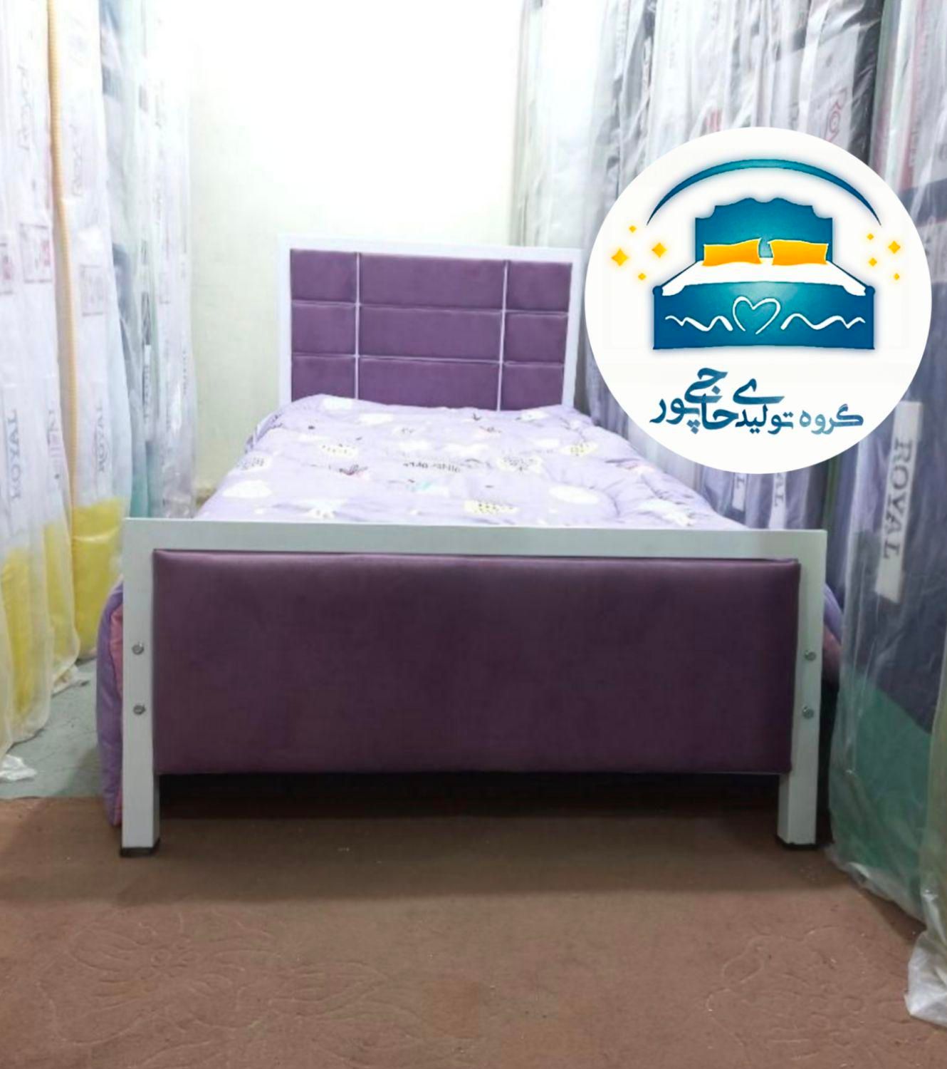 تخت خواب یک نفره حاجی پور(تختخواب۱یکنفره)تشک سیندر|تخت و سرویس خواب|مشهد, حسین‌آباد|دیوار