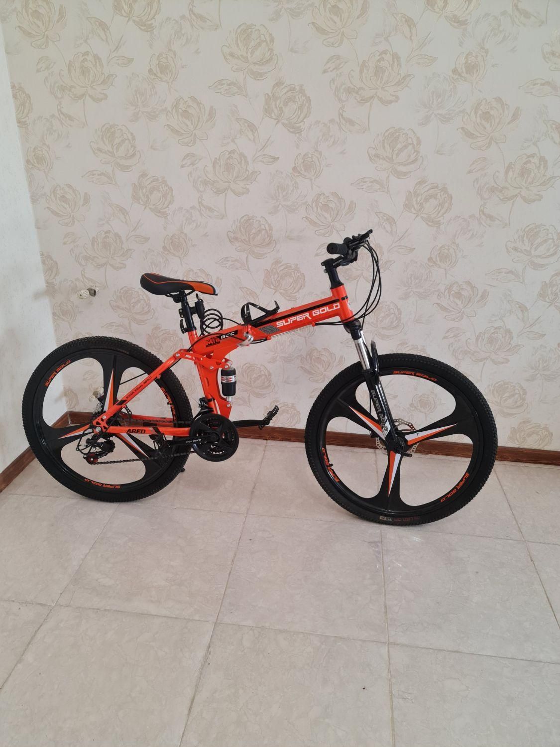دوچرخه تاشو ۲۶ سوپر گلد نو|دوچرخه، اسکیت، اسکوتر|تهران, جی|دیوار